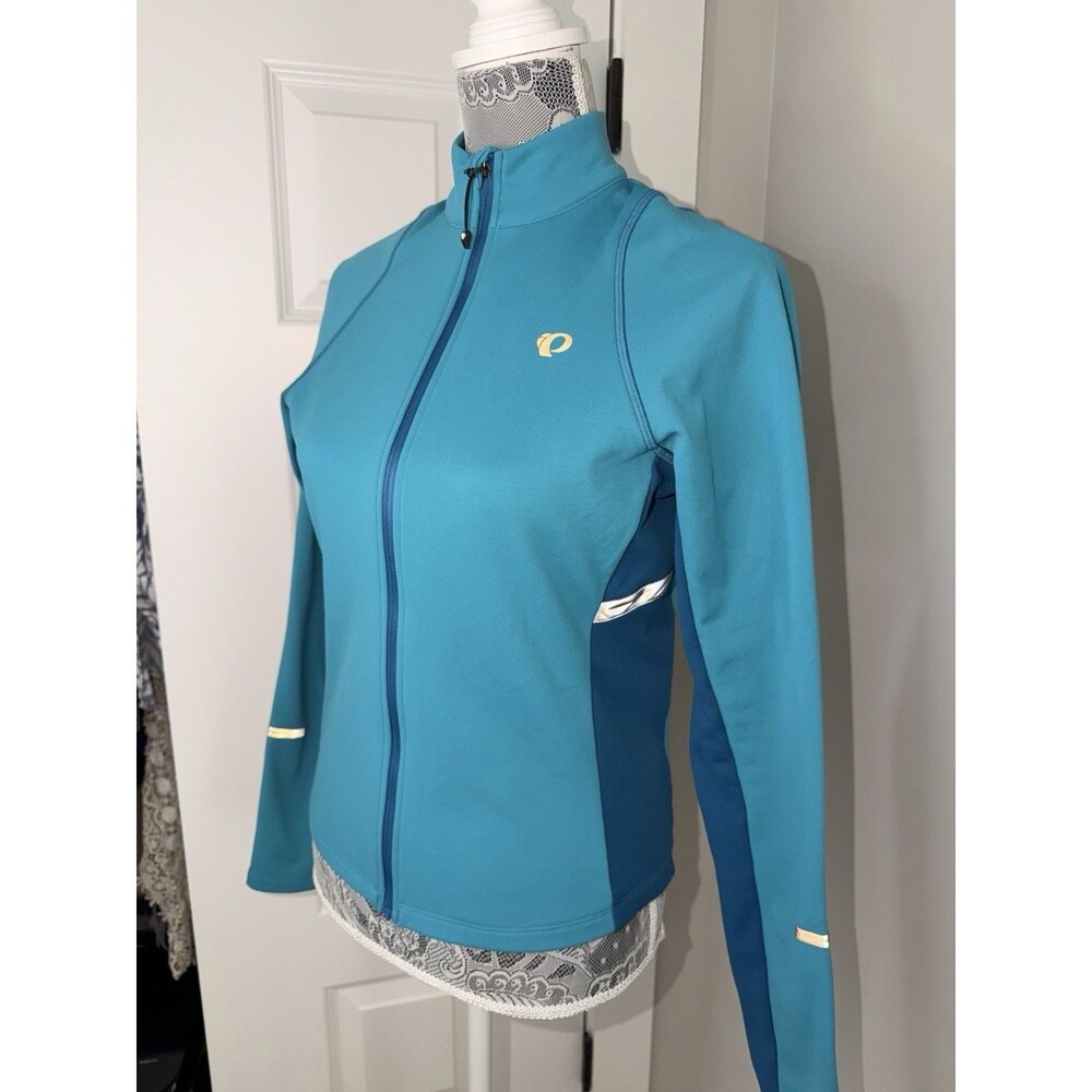 Pearl Izumi Pro Women's Select Reflective cycling jacket size S teal
